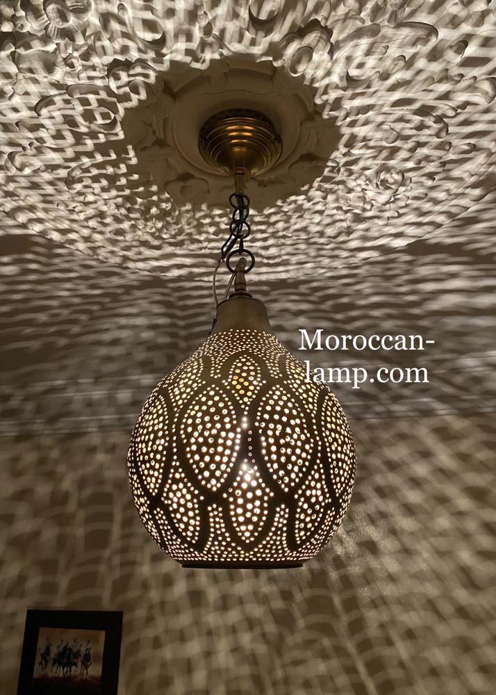 plafond de lampe marocaine